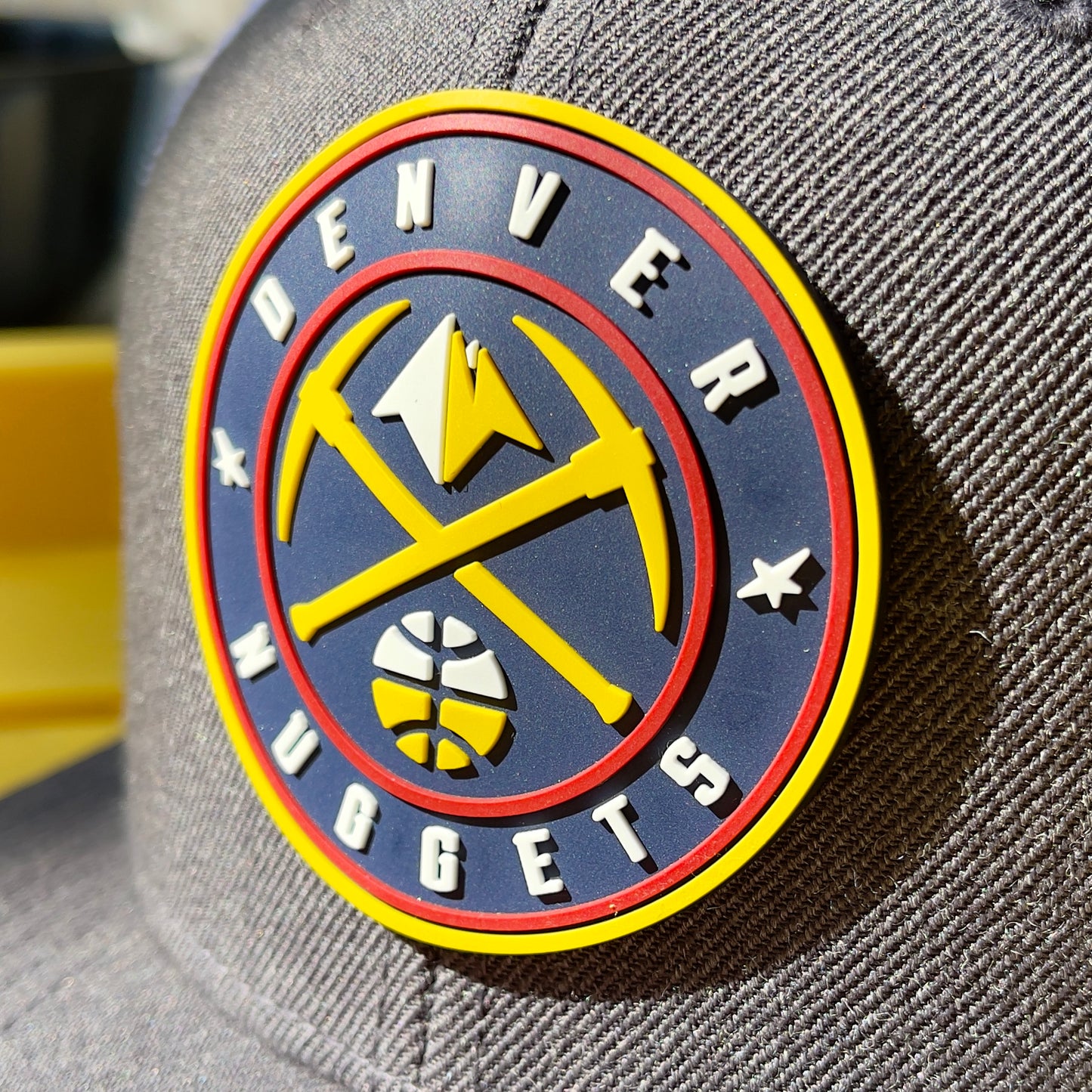 Denver Nuggets 3D YP Snapback Flat Bill Trucker Hat- Charcoal/ White - Ten Gallon Hat Co.