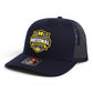 Michigan Wolverines 2026 Basketball National Champions 3D Snapback Trucker Hat- Navy