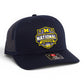 Michigan Wolverines 2026 Basketball National Champions 3D Snapback Trucker Hat- Navy
