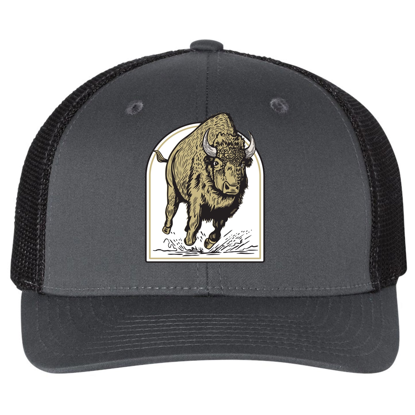 Colorado Wild Buffaloes Mascot Series 3D Snapback Trucker Hat- Heather Grey/ Black - Ten Gallon Hat Co.
