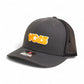 Tennessee Volunteers Retro VOLS Star Orange 3D Snapback Trucker Hat- Charcoal/ Black