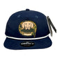 Duck Hunter Hat 3D Classic Rope Hat- Navy/ White