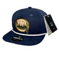 Duck Hunter Hat 3D Classic Rope Hat- Navy/ White