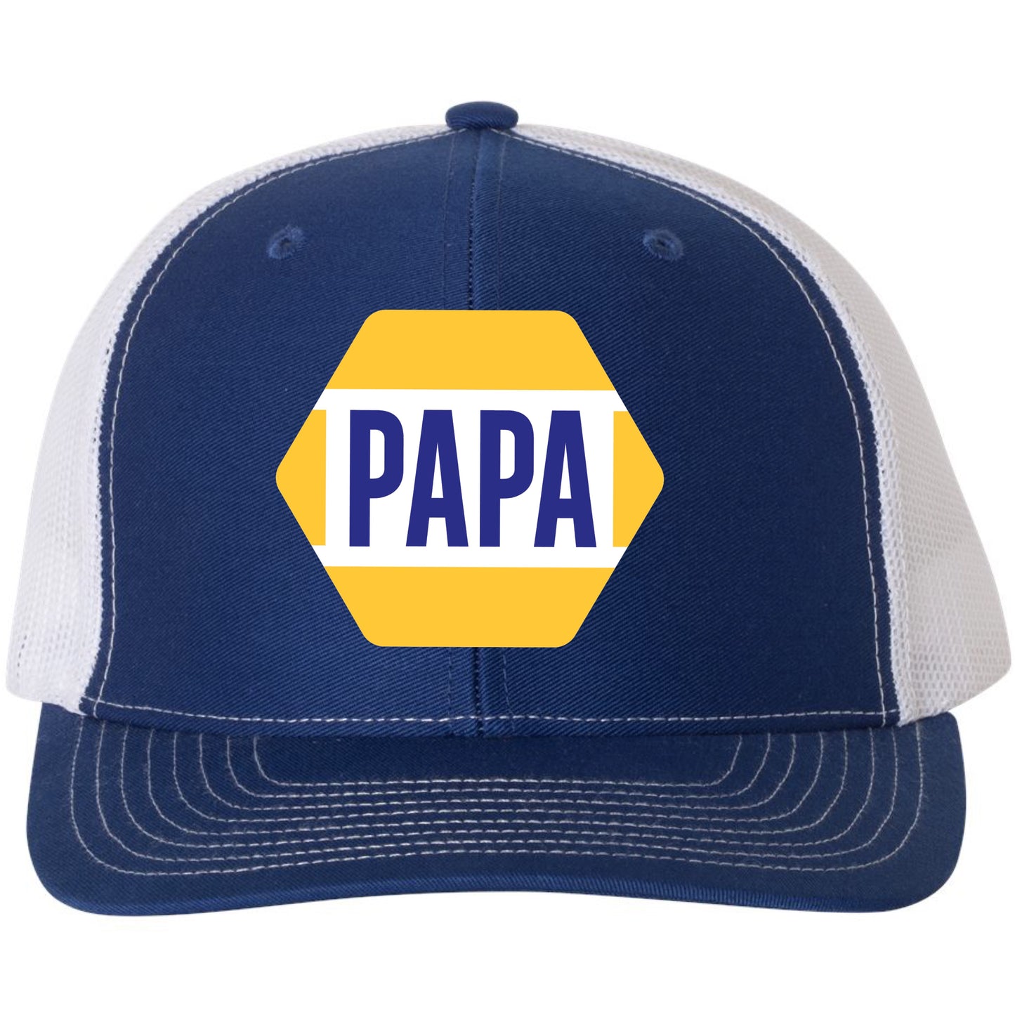PAPA Know How 3D Snapback Trucker Hat- Royal/ White - Ten Gallon Hat Co.