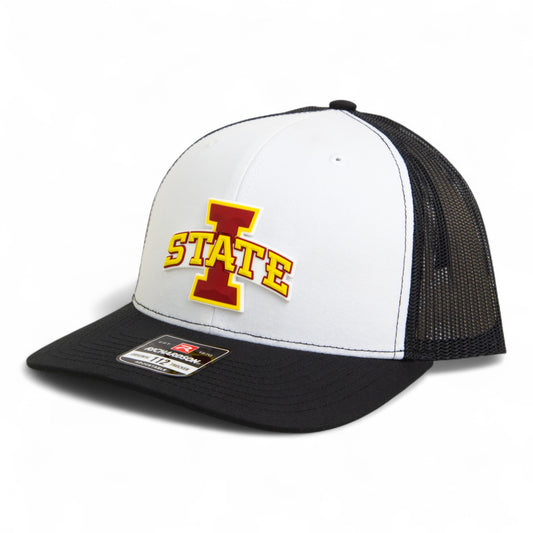 Iowa State Cyclones 3D Snapback Trucker Hat- White/ Black