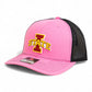 Iowa State Cyclones 3D Snapback Trucker Hat- Pink/ Black