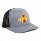 Iowa State Cyclones 3D YP Snapback Trucker Hat- Heather Grey/ Black