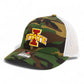 Iowa State Cyclones 3D Snapback Trucker Hat- Army Camo/ White