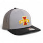 Iowa State Cyclones 3D Snapback Trucker Hat- Grey/ Charcoal/ Black