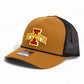 Iowa State Cyclones 3D Snapback Trucker Rope Hat- Caramel/ Black