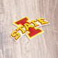 Iowa State Cyclones 3D Snapback Trucker Hat- Black