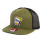 It's Miller Time Arkansas 3D Wool Blend Flat Bill Hat- Loden/ Black