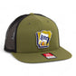 It's Miller Time Arkansas 3D Wool Blend Flat Bill Hat- Loden/ Black