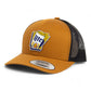 It's Miller Time Arkansas 3D YP Snapback Trucker Hat- Carmel/ Black