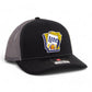 It's Miller Time Arkansas 3D Snapback Trucker Hat- Black/ Charcoal