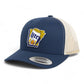 It's Miller Time Arkansas 3D YP Snapback Trucker Hat- Navy/ Silver