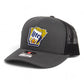 It's Miller Time Arkansas 3D Snapback Trucker Hat- Charcoal/ Black