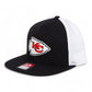 Kansas City Chiefs 3D Wool Blend Flat Bill Hat- Black/ White