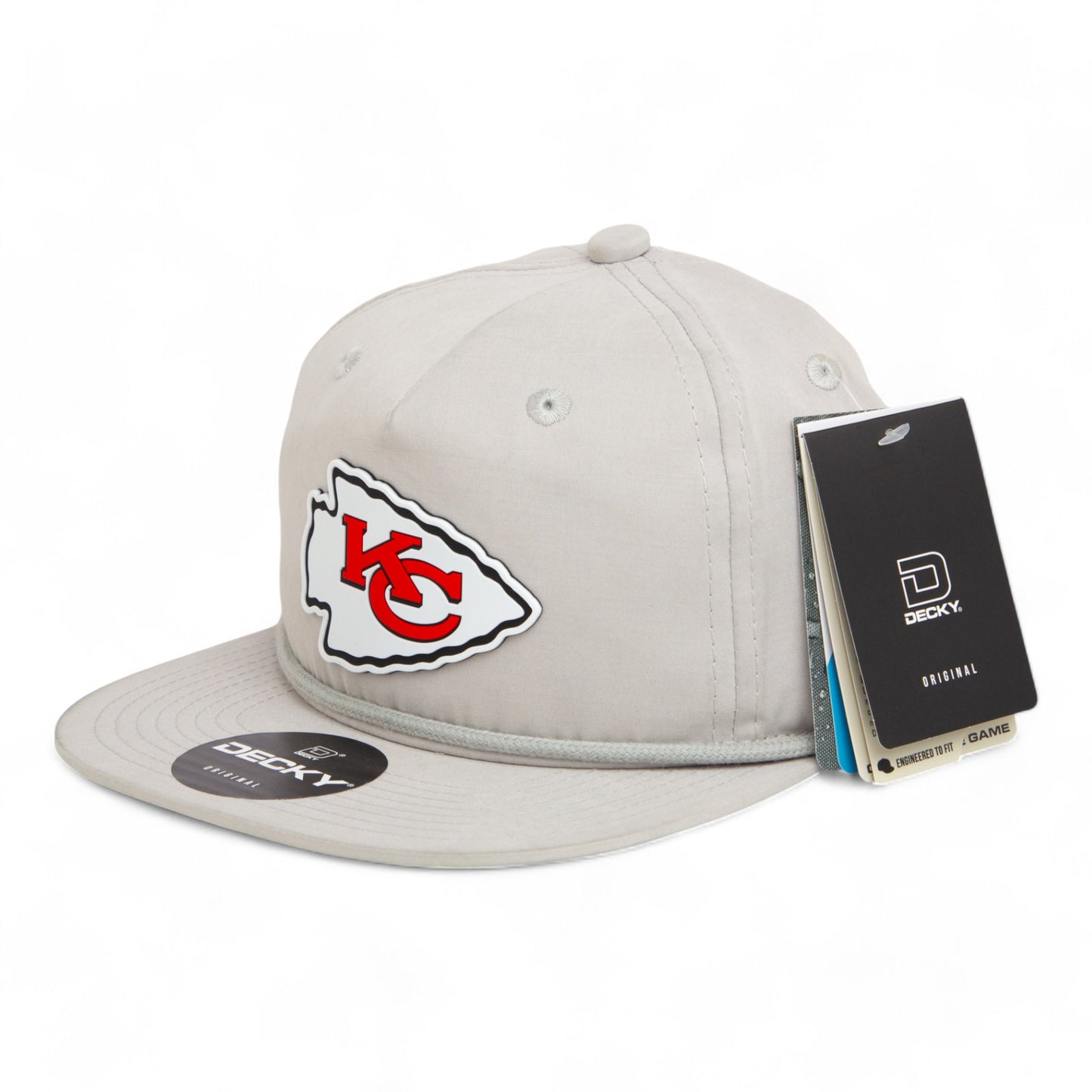 Kansas City Chiefs 3D Classic Rope Hat- Grey