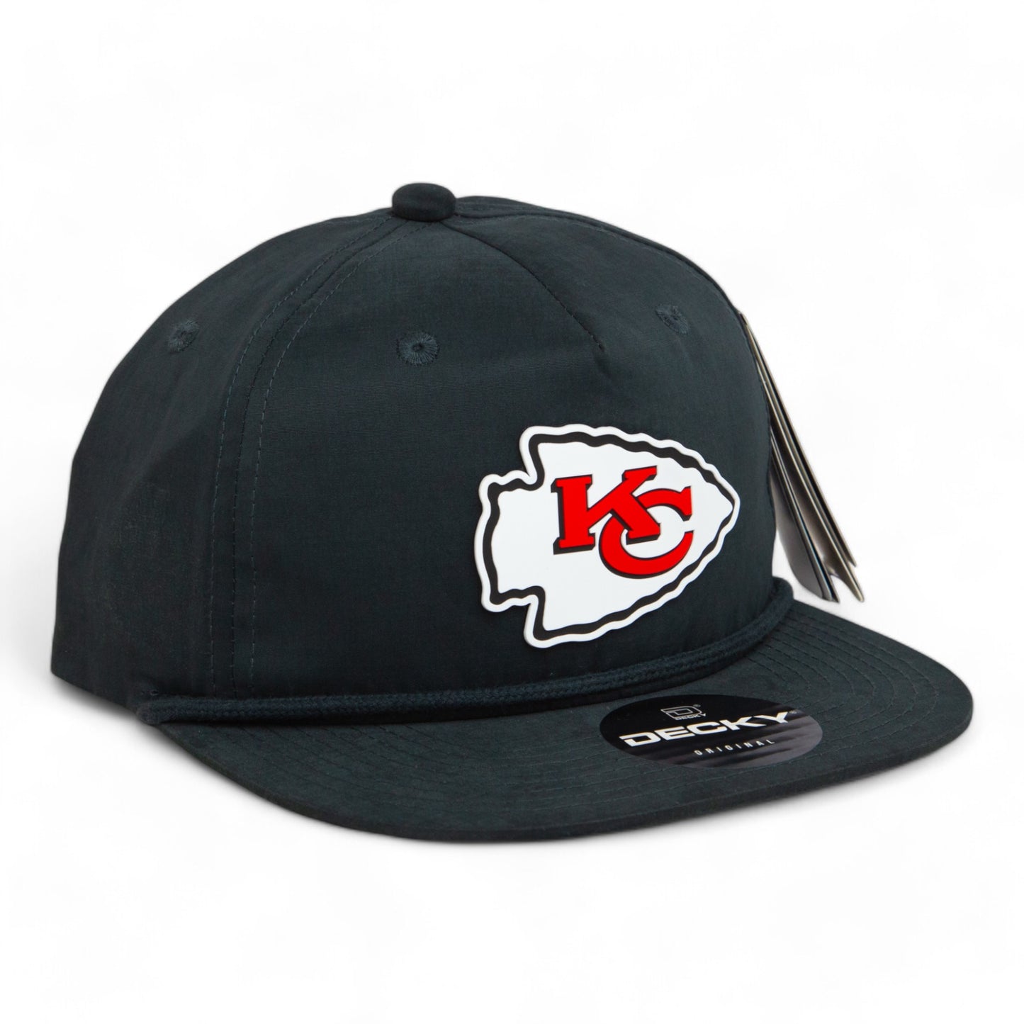 Kansas City Chiefs 3D Classic Rope Hat- Charcoal