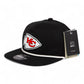 Kansas City Chiefs 3D Classic Rope Hat- Black/ White