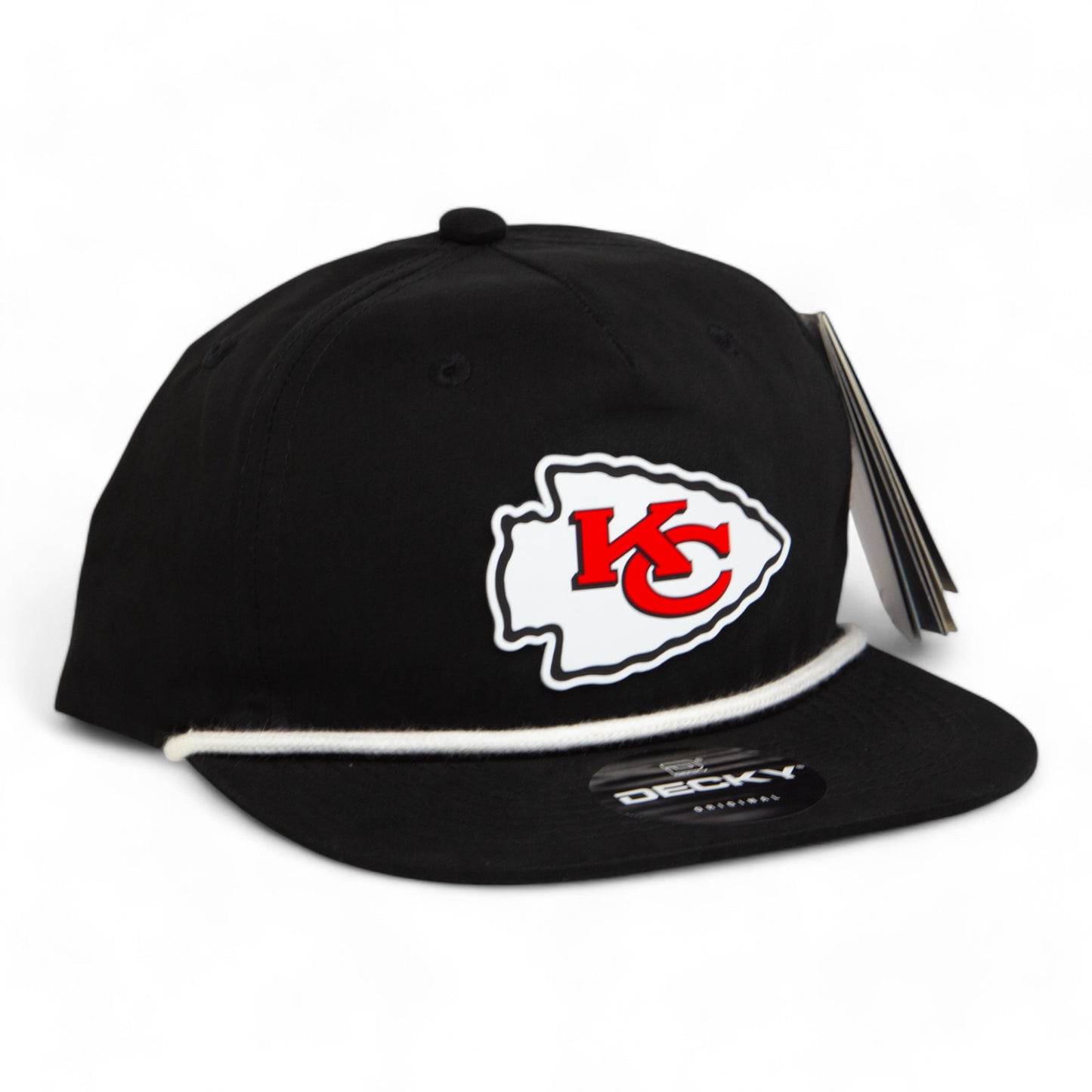 Kansas City Chiefs 3D Classic Rope Hat- Black/ White