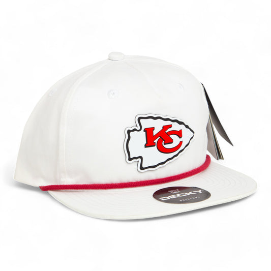 Kansas City Chiefs 3D Classic Rope Hat- White/ Red