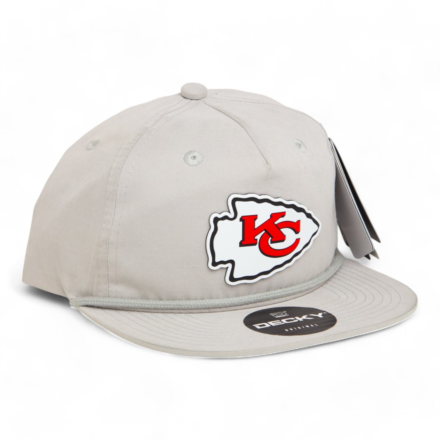 Kansas City Chiefs 3D Classic Rope Hat- Grey