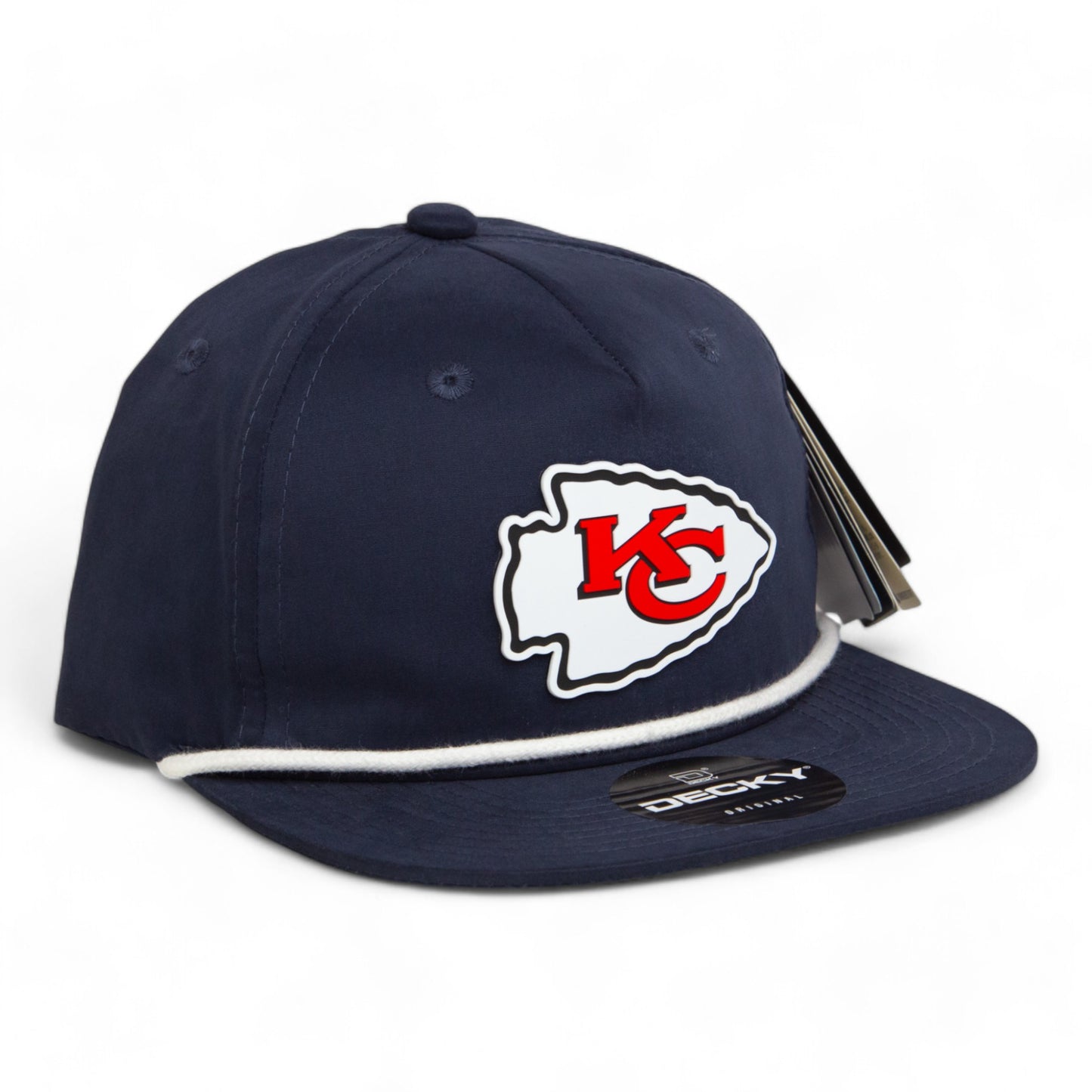 Kansas City Chiefs 3D Classic Rope Hat- Navy/ White