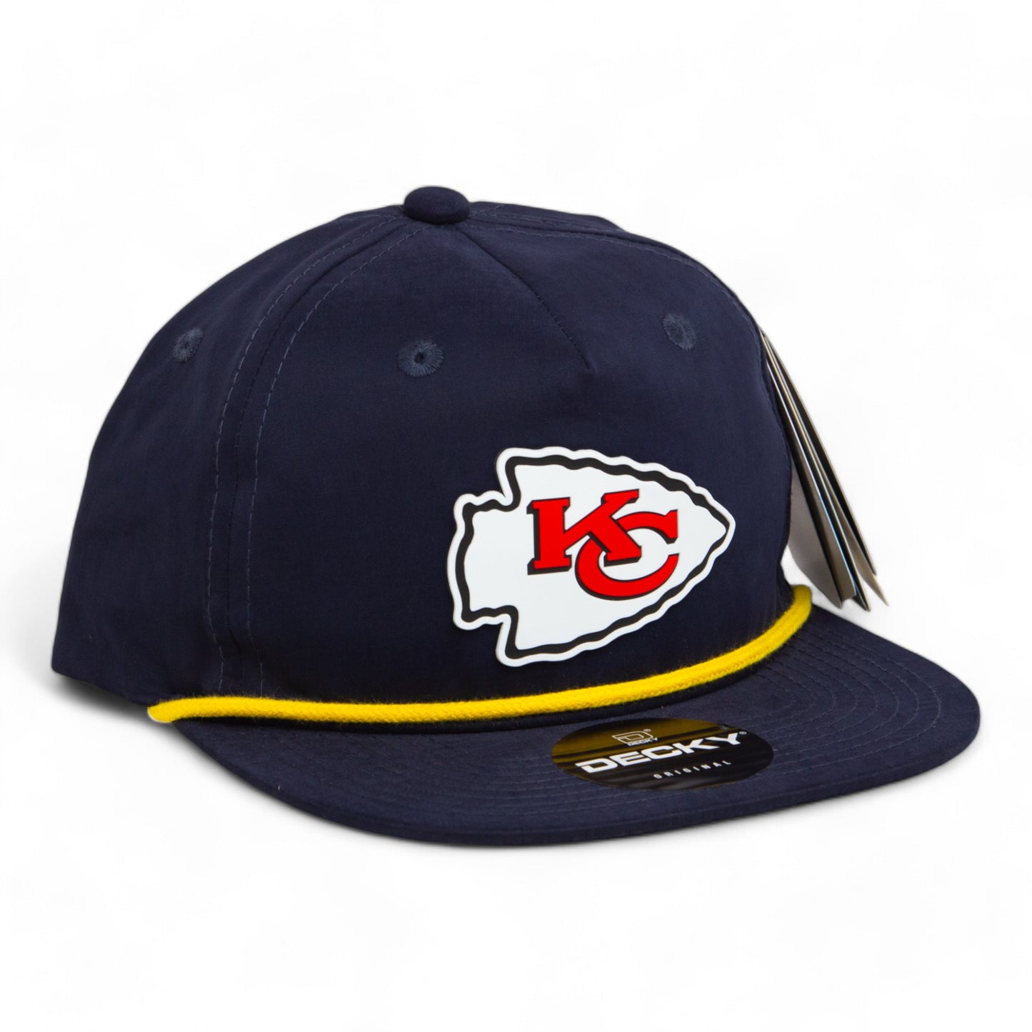 Kansas City Chiefs 3D Classic Rope Hat- Navy/ Gold