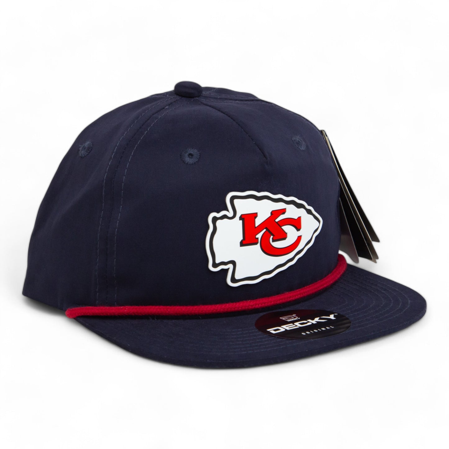 Kansas City Chiefs 3D Classic Rope Hat- Navy/ Red