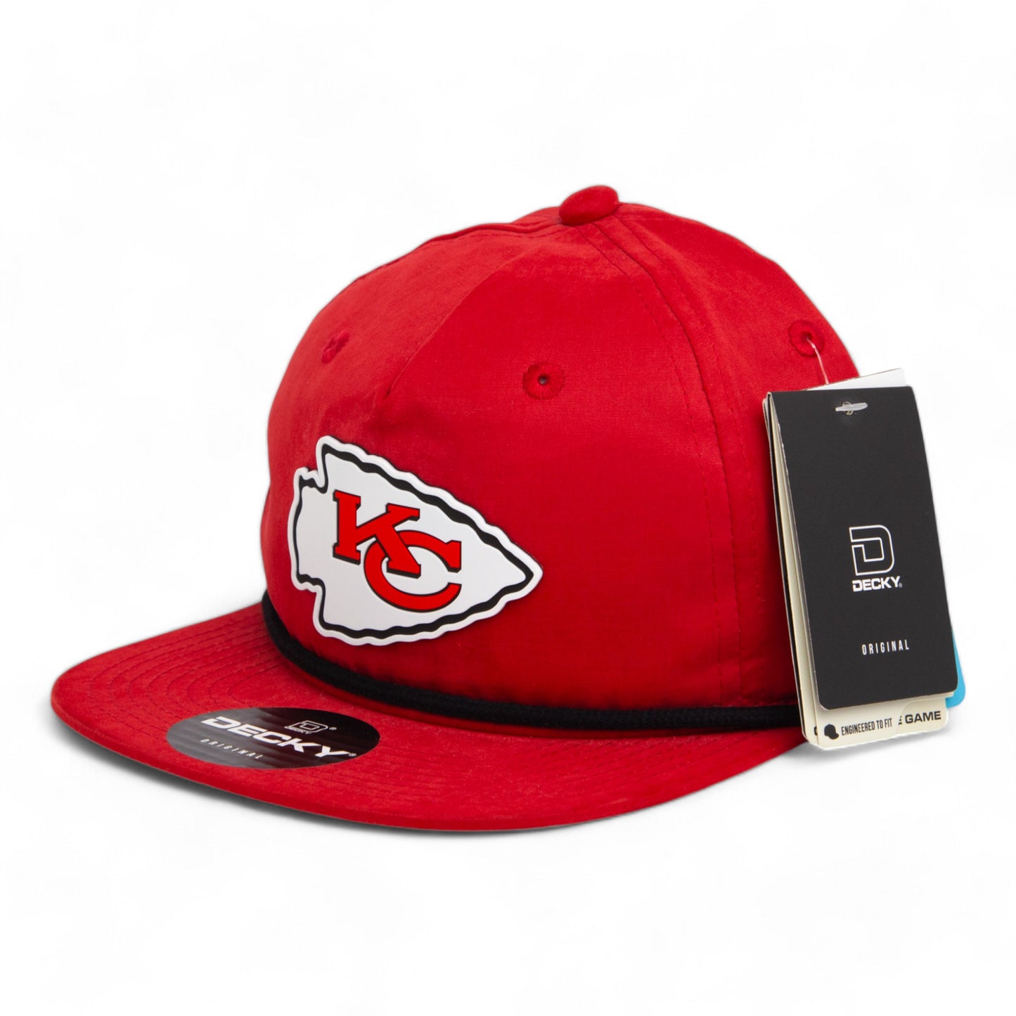 Kansas City Chiefs 3D Classic Rope Hat- Red/ Black