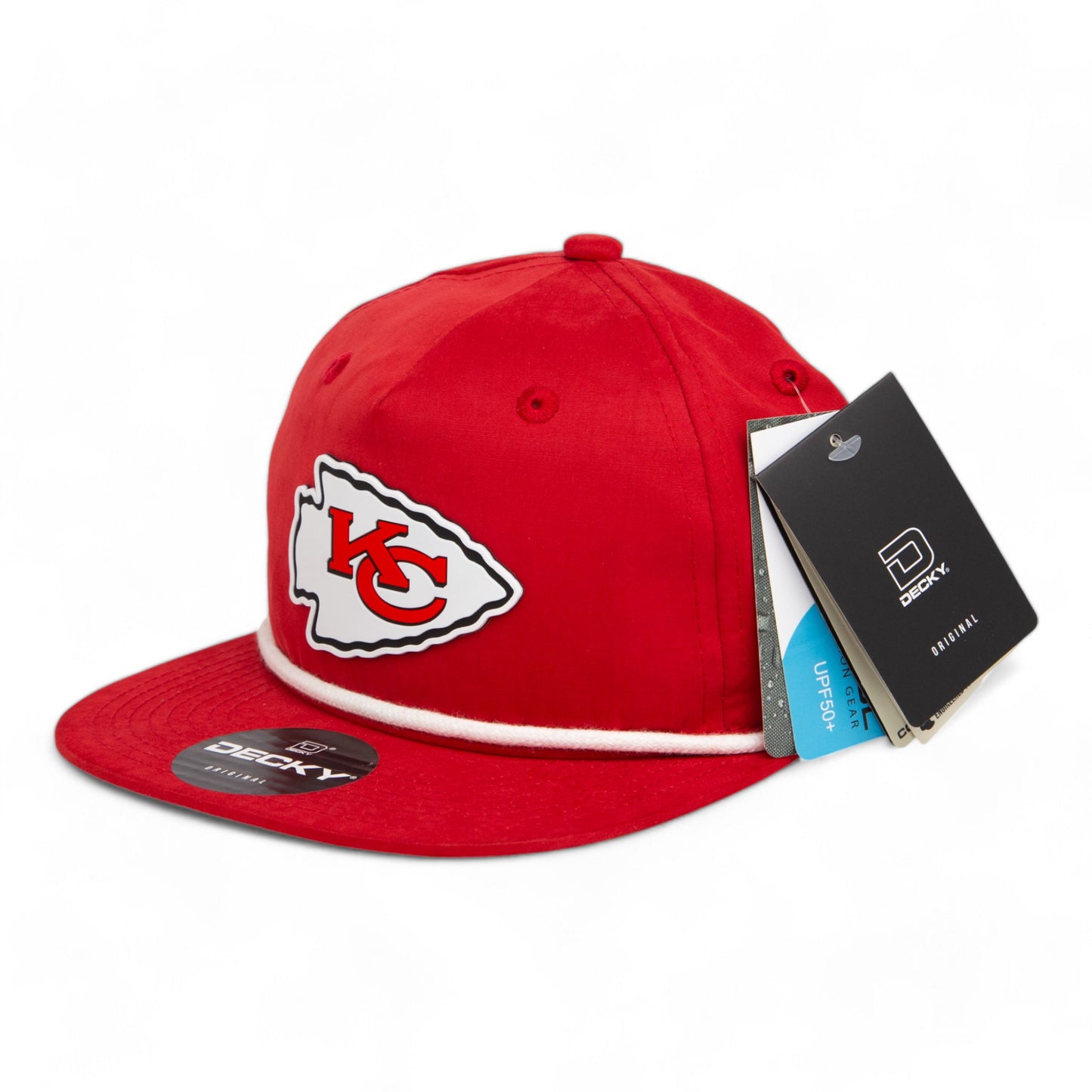 Kansas City Chiefs 3D Classic Rope Hat- Red/ White