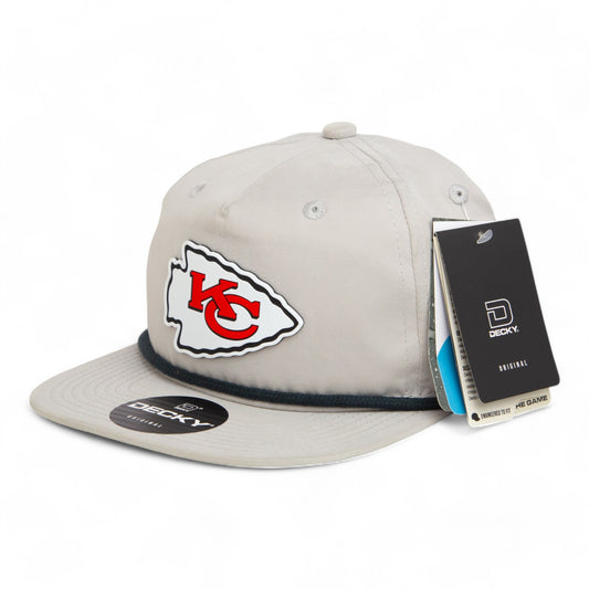 Kansas City Chiefs 3D Classic Rope Hat- Grey/ Charcoal