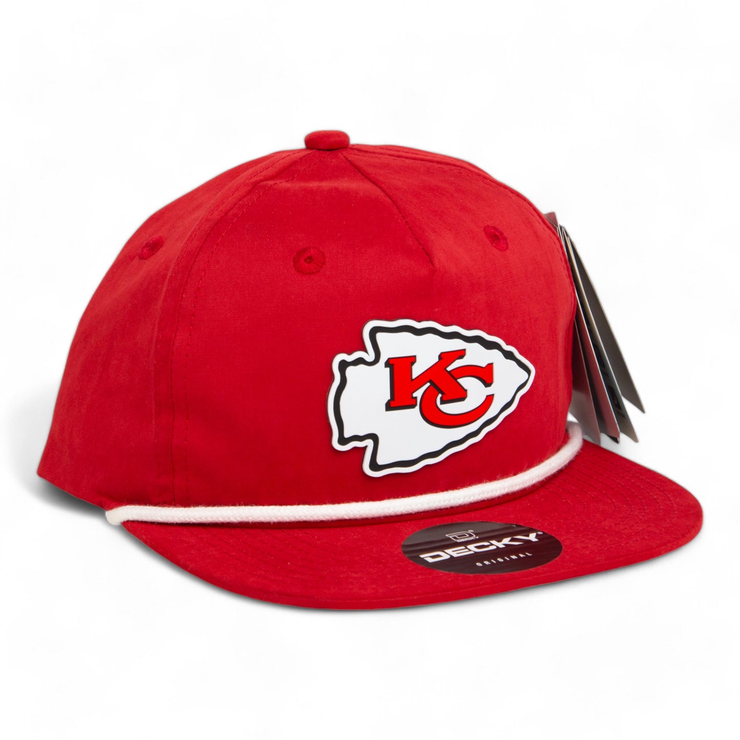 Kansas City Chiefs 3D Classic Rope Hat- Red/ White