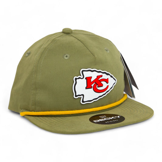 Kansas City Chiefs 3D Classic Rope Hat- Loden/ Amber