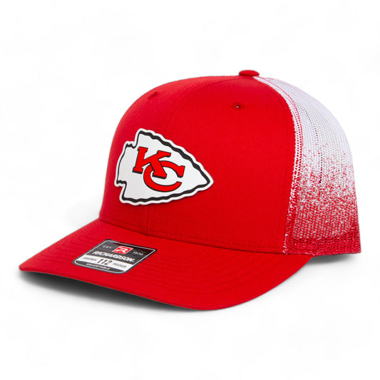 Kansas City Chiefs 3D Snapback Trucker Hat- Fade Red