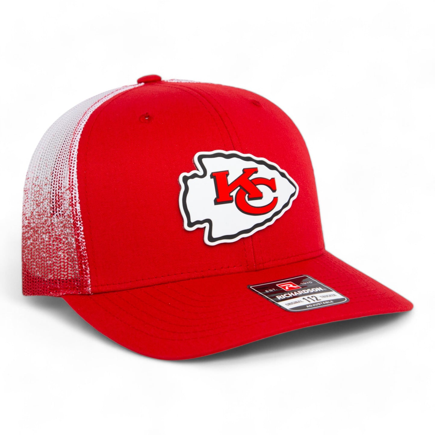 Kansas City Chiefs 3D Snapback Trucker Hat- Fade Red