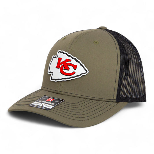 Kansas City Chiefs 3D Snapback Trucker Hat- Loden/ Black