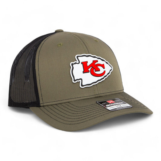 Kansas City Chiefs 3D Snapback Trucker Hat- Loden/ Black