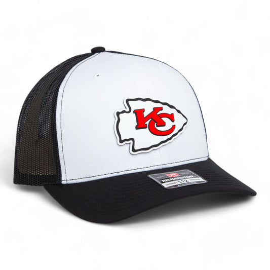 Kansas City Chiefs 3D Snapback Trucker Hat- White/ Black