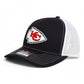 Kansas City Chiefs 3D Snapback Trucker Hat- Black/ White