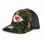 Kansas City Chiefs 3D Snapback Trucker Hat- Army Camo/ Black