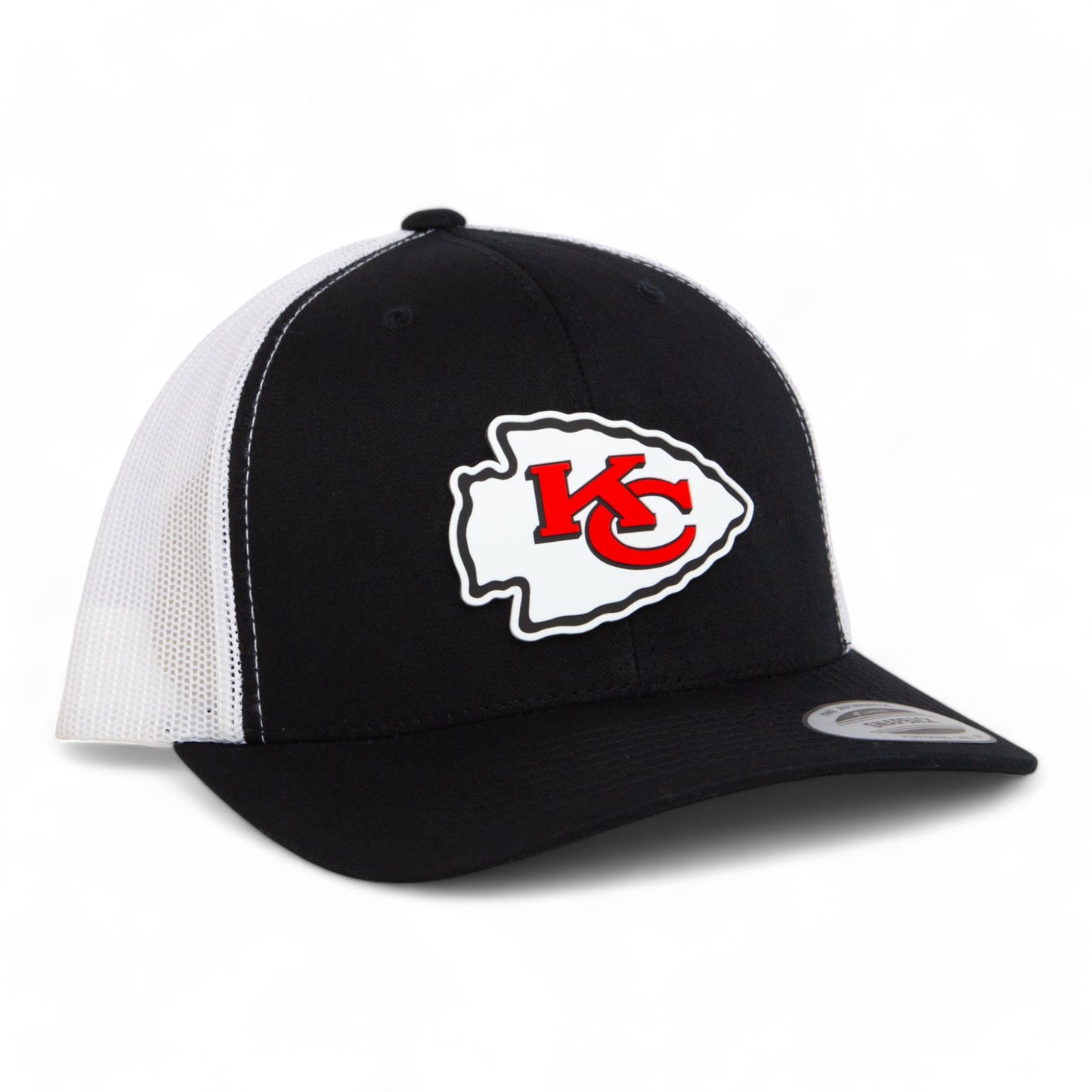 Kansas City Chiefs 3D YP Snapback Trucker Hat- Black/ White