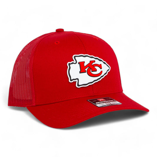 Kansas City Chiefs 3D Snapback Trucker Hat- Red