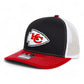 Kansas City Chiefs 3D Snapback Trucker Hat- Black/ White/ Red