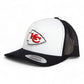 Kansas City Chiefs 3D YP Snapback Trucker Hat- White/ Black