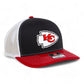 Kansas City Chiefs 3D Snapback Trucker Hat- Black/ White/ Red