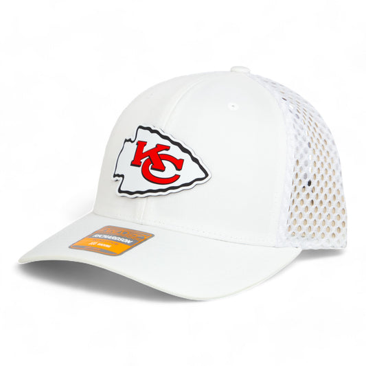 Kansas City Chiefs 3D Snapback Tilikum Trucker Hat- White