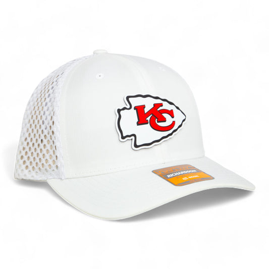 Kansas City Chiefs 3D Snapback Tilikum Trucker Hat- White